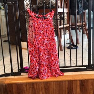 Splendid patterned tank, ties behind the neck